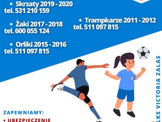 LKS Victoria Zalas – Zapisy dla dzieci